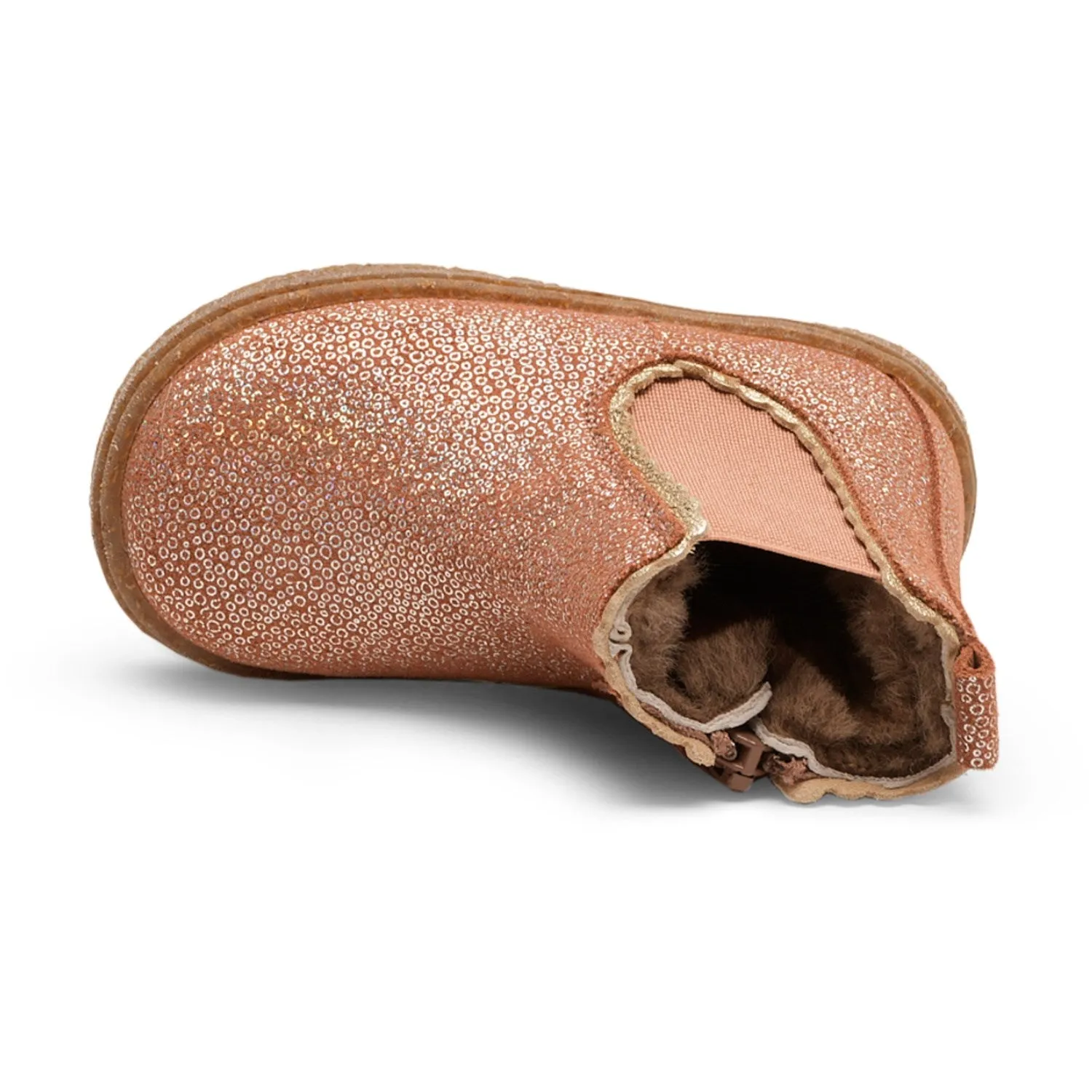 Bisgaard Sparkly Rose Siggi Lamb Beginner shoes PullOn Desert Wear