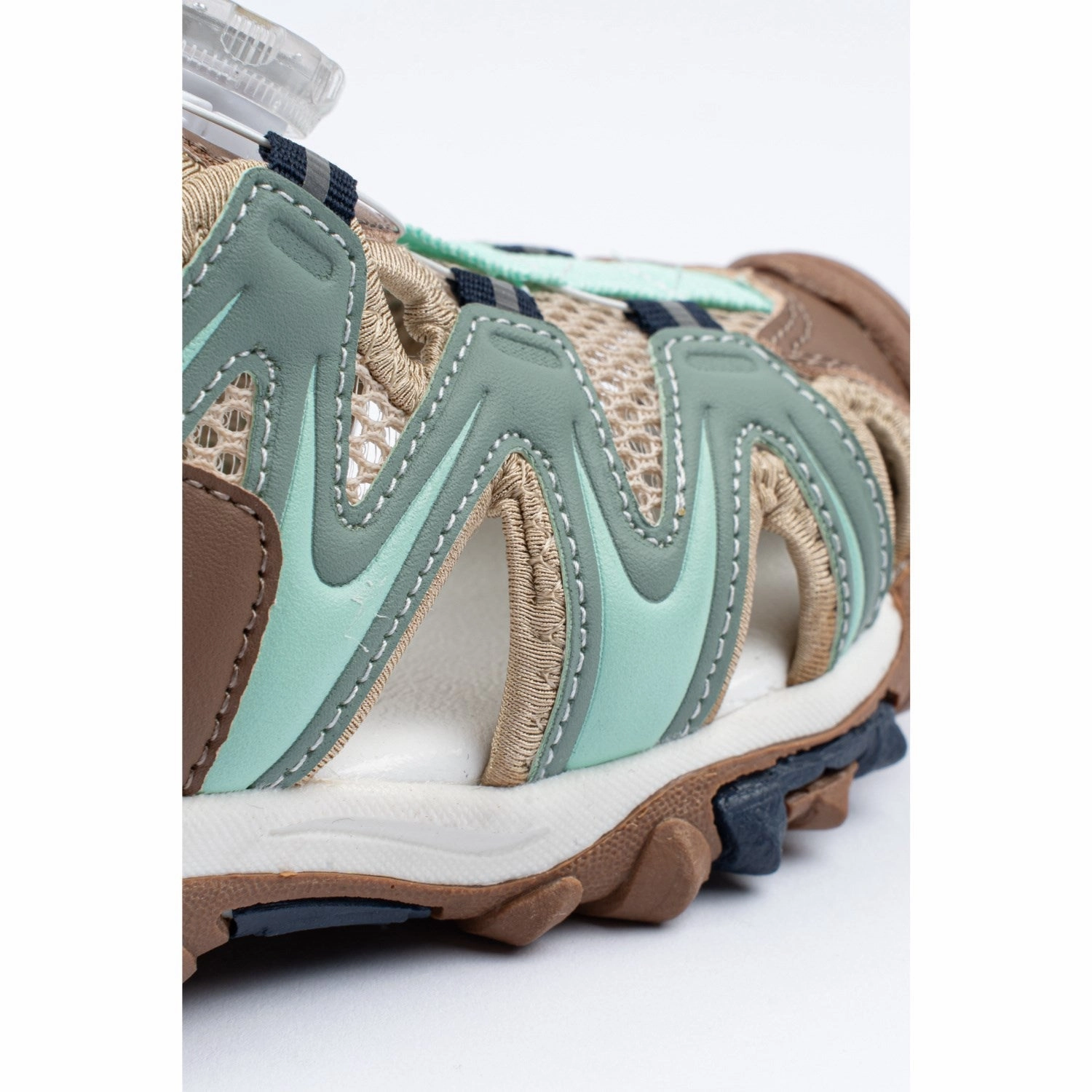 Mikk-Line Green Bay Sandal With Mesh Beach Sandals for Men Effortless Comfort