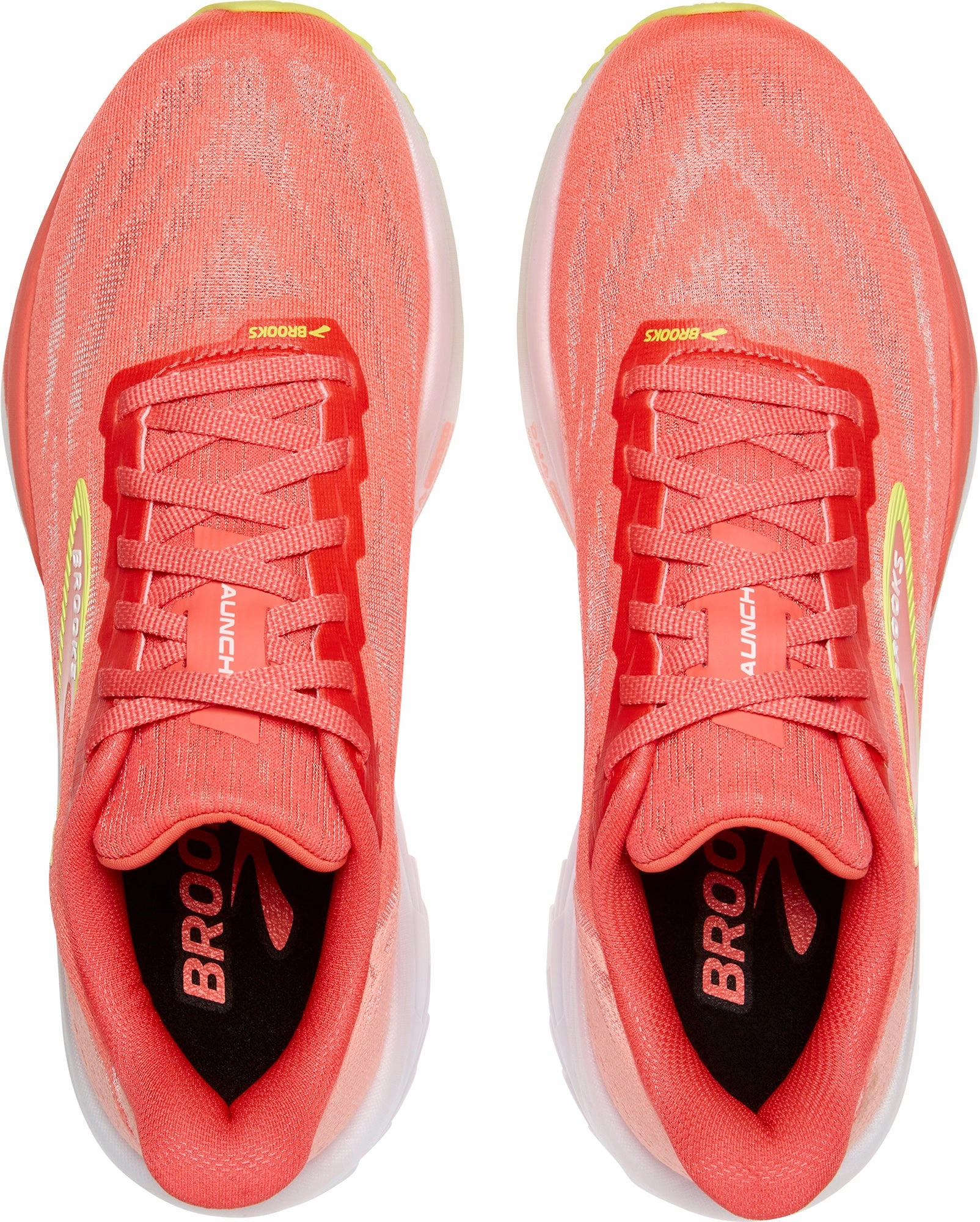 Integrated Lacing System Dark - colored Brooks Launch 11 Womens Running Shoes - Pink