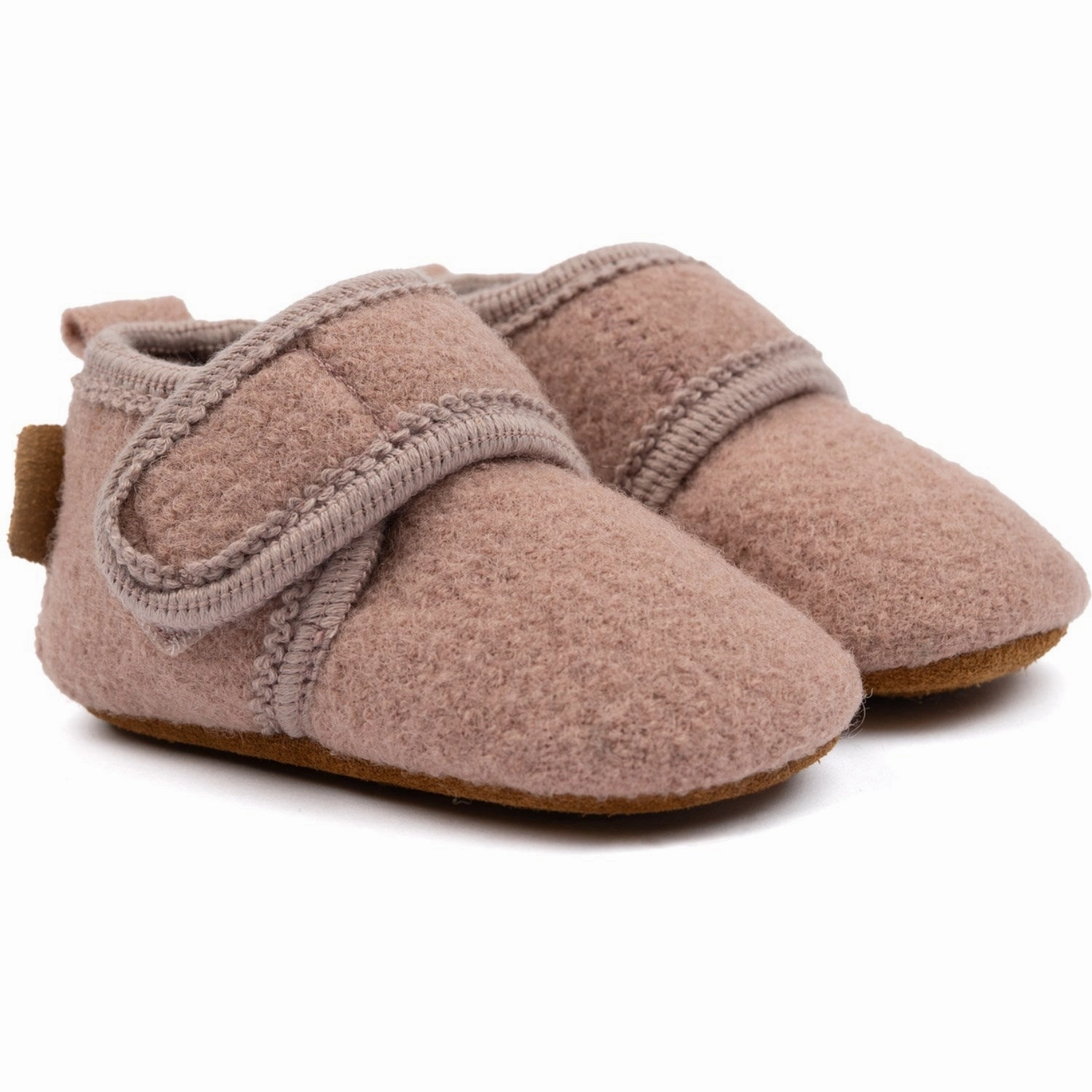 Affordable Heel Support Mikk-Line Adobe Rose Prewalker Wool