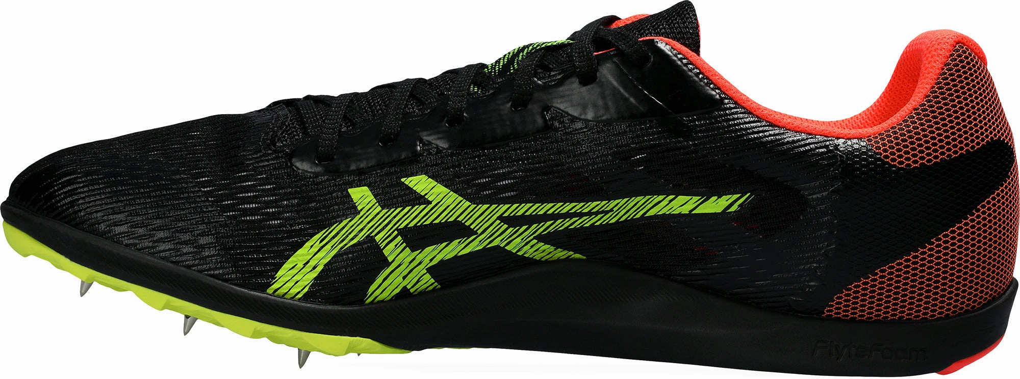 Asics Resurgence XC Cross Country Spikes - Black Run Motion