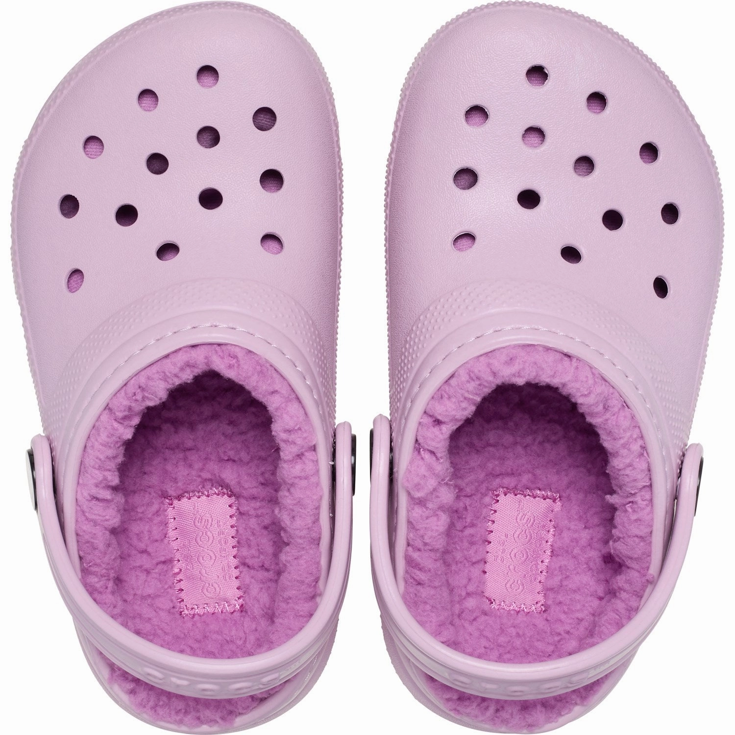 Contoured Foot Shape Crocs Hydrangea Classic Lined Clog