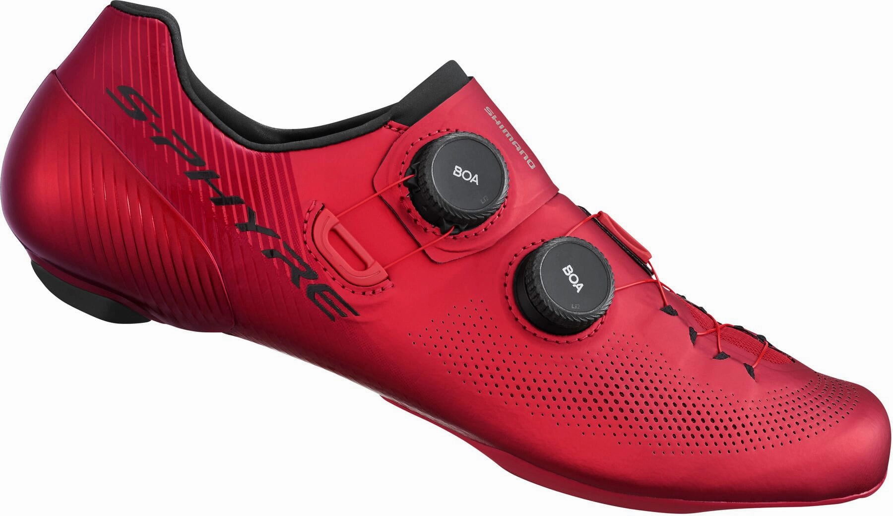 Shimano RC903 S-Phyre Road Cycling Shoes - Red Durable Outsole Construction