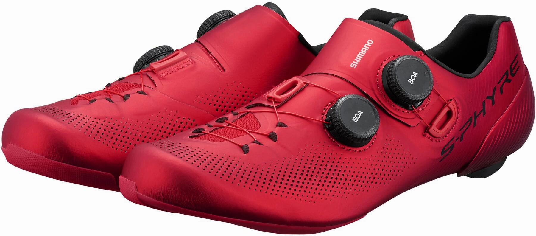 Shimano RC903 S-Phyre Road Cycling Shoes - Red Form Support Quick lacing
