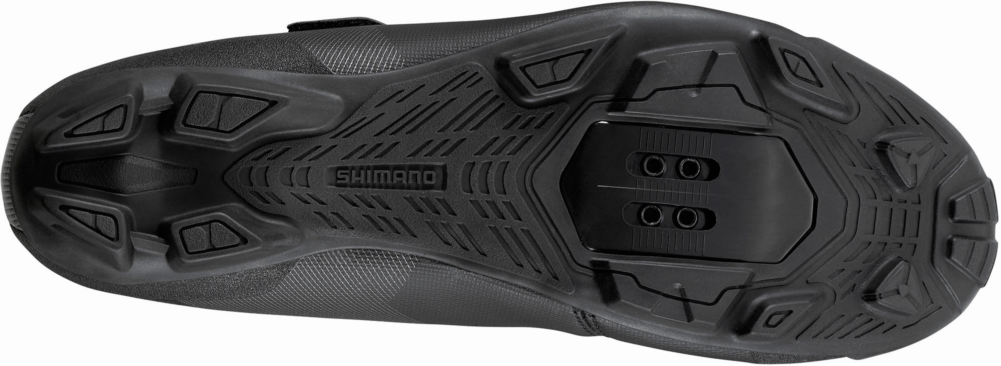 Shimano XC100 Mens MTB Cycling Shoes - Black Abrasion Shield Sporty Touch