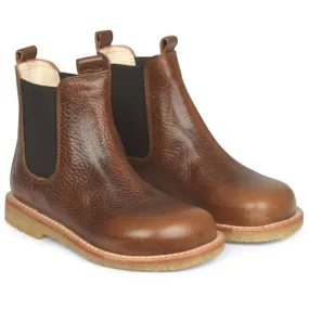 Trail Friendly Angulus Chelsea Boots Cognac