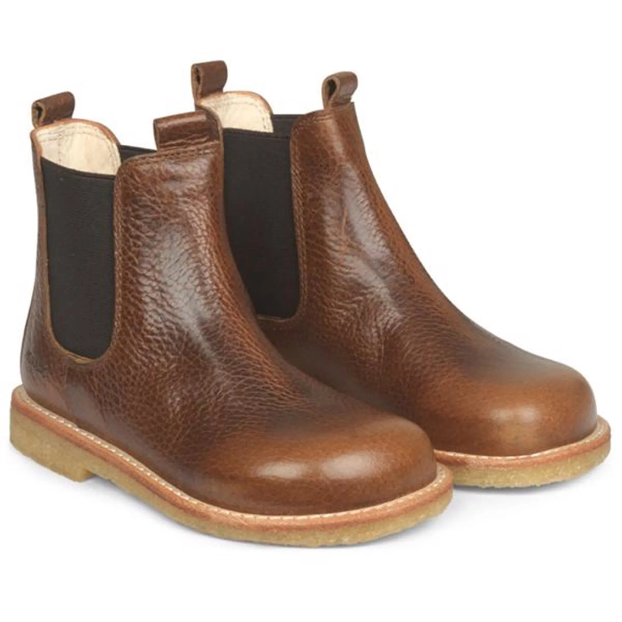 Trail Friendly Angulus Chelsea Boots Cognac