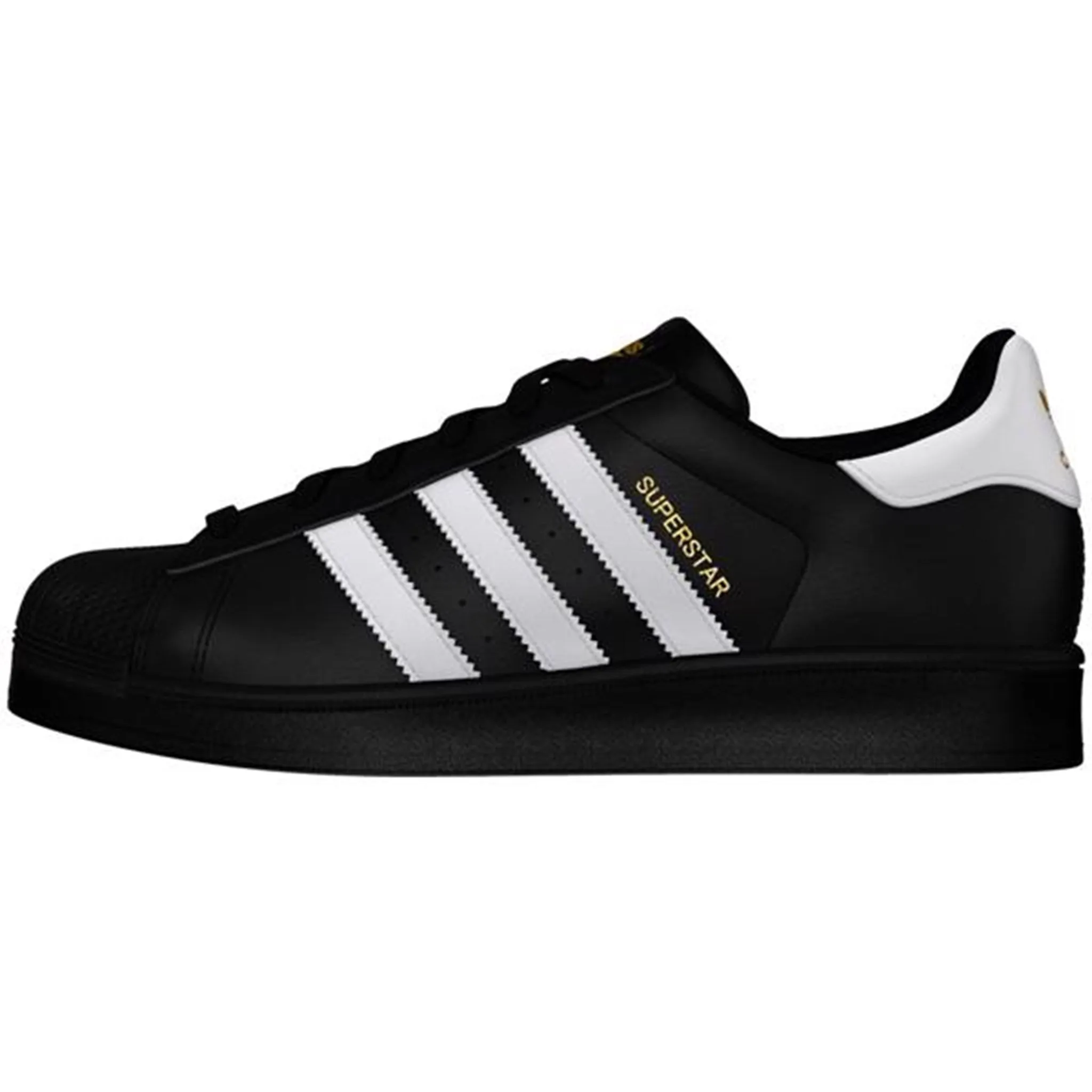adidas Superstar Sneakers Black/White Durable Zone Fashion Essential