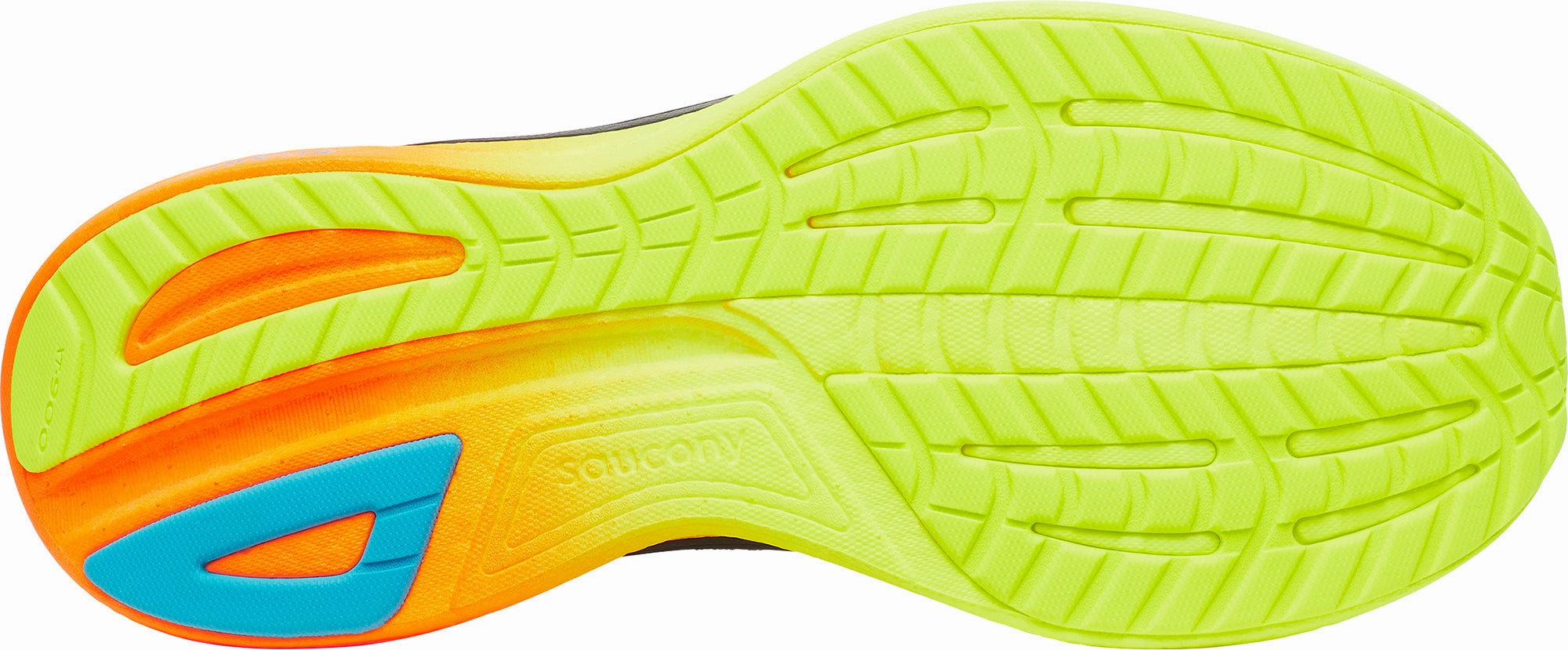 Saucony Ride 18 Mens Running Shoes - Grey hybrid design Hyper Burst Cushion