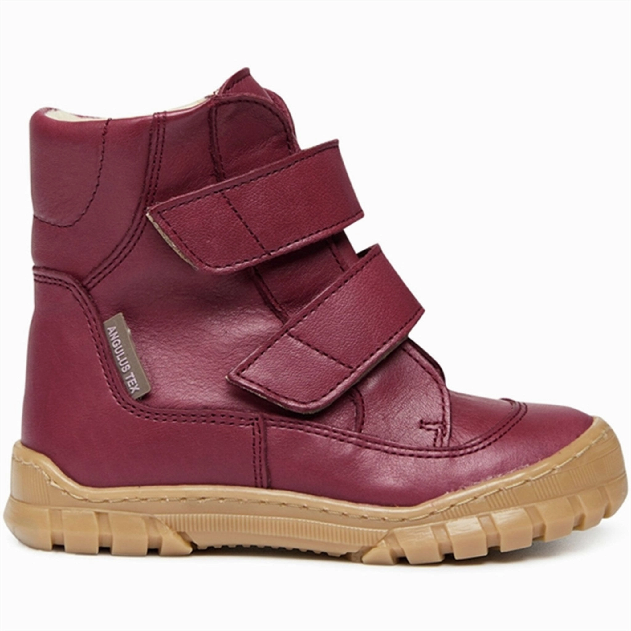 Angulus Tex Boots w Velcro Plum Tough Fit