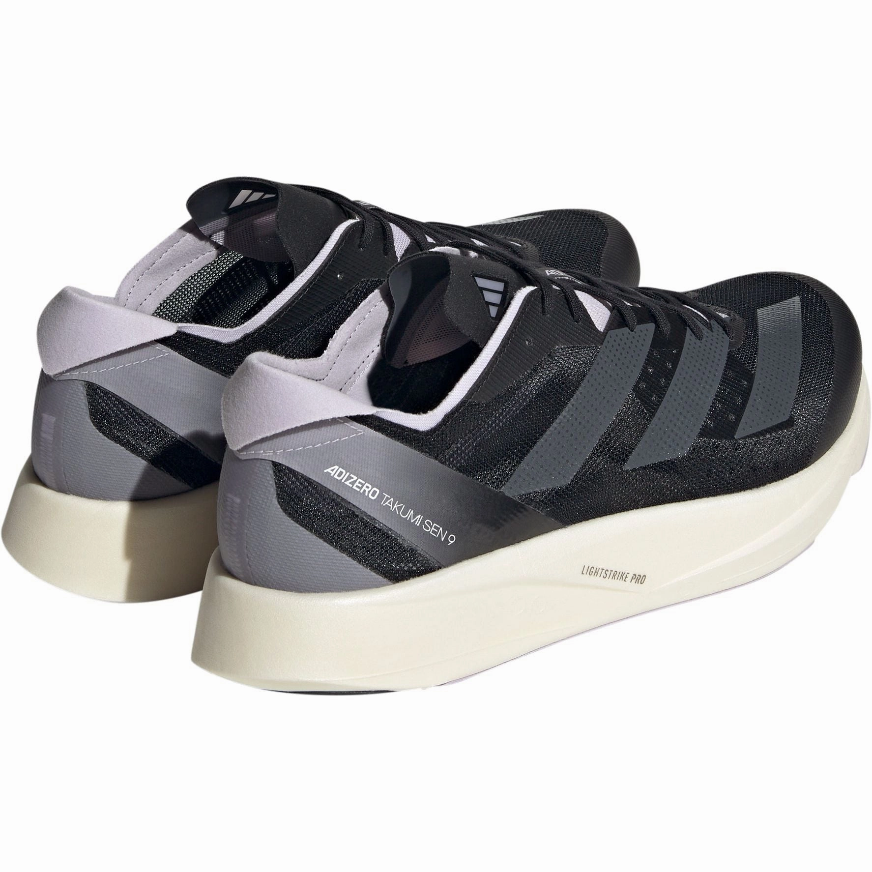 adidas Adizero Takumi Sen 9 Mens Running Shoes - Black drama - themed running wear odor - control insole shoes