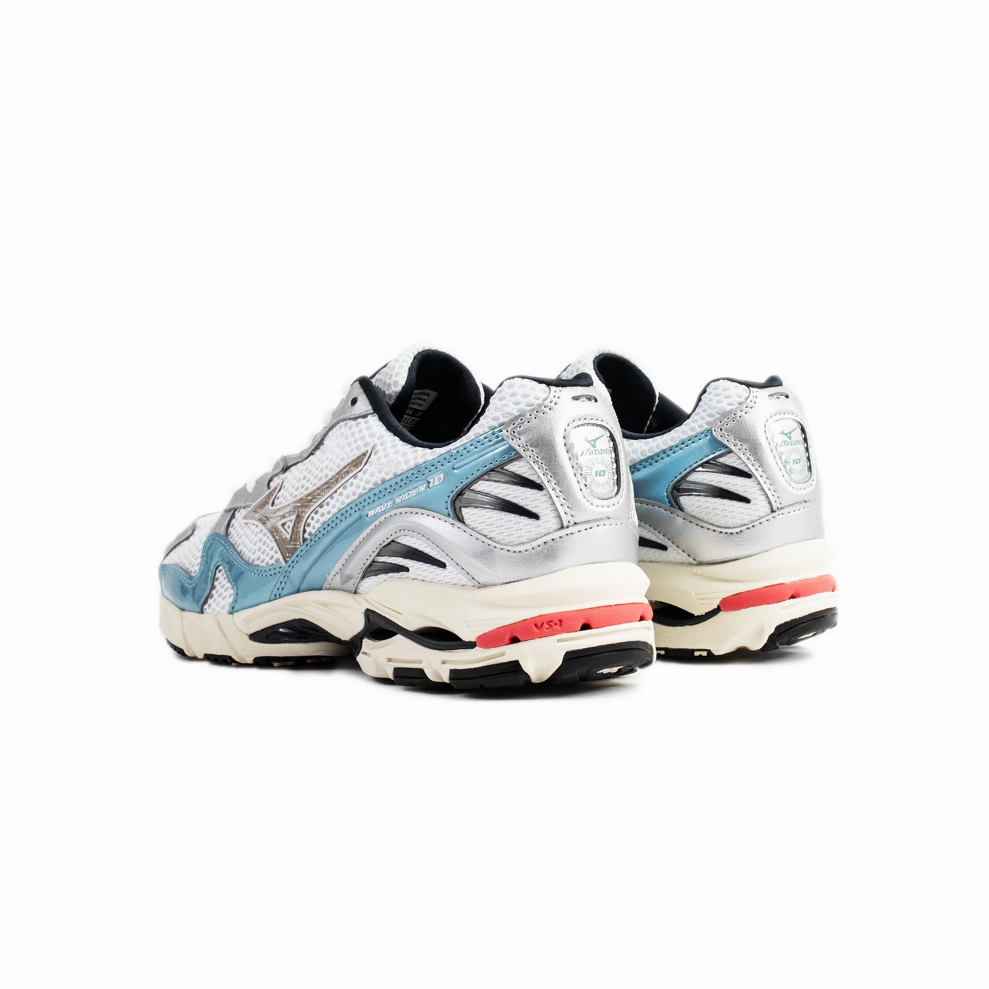 Mizuno Mens Wave Rider 10 Shoes Hydrophobic Upper