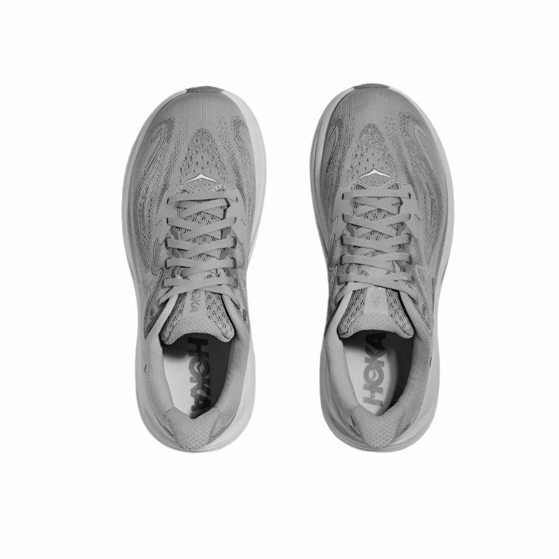 Tapered Edge running in a canyon area shoes HOKA Clifton 10 B Womens Running Shoes