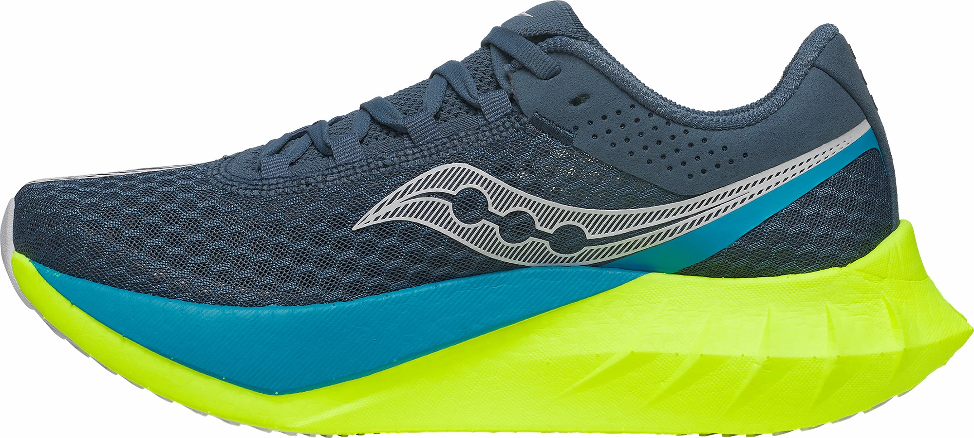 weekend Tensile Weave Structure Saucony Endorphin Pro 4 Womens Running Shoes - Navy