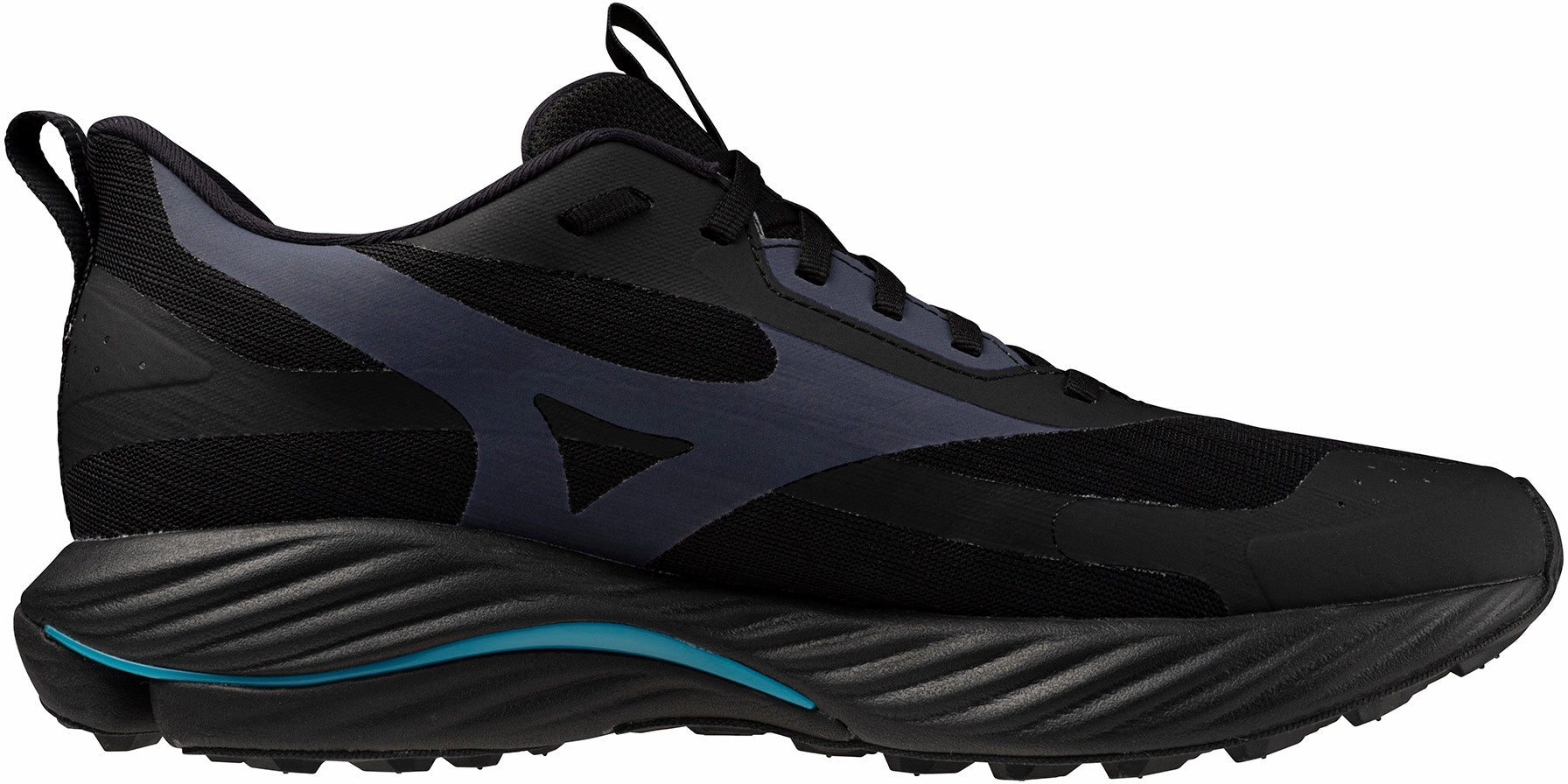 Mizuno Wave Rider GORE-TEX 3 Mens Trail Running Shoes - Black Long-distance