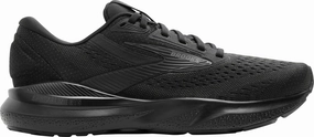 Brooks Adrenaline GTS 24 Mens Running Shoes - Black running with a high - top design running in a suburban area shoes
