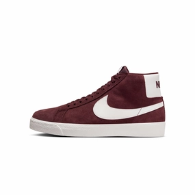 TPU Stability Shank Breathable knit Nike SB Blazer Mid Burgundy Crush Shoes