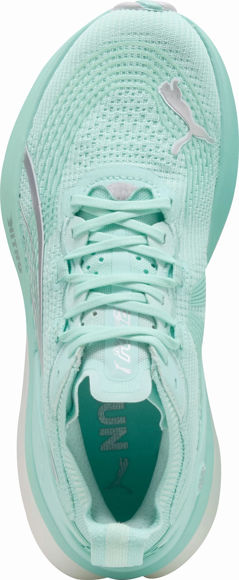 elastic - band - feature shoes Seasonal Puma ForeverRun Nitro 2 Womens Running Shoes - Green