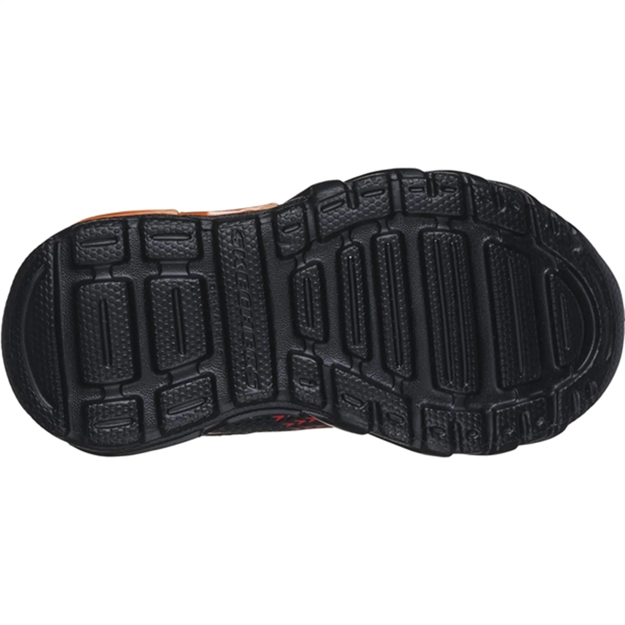 Sneaker Brands Skechers Boys Flex Glow Bolt Sneakers Black Red