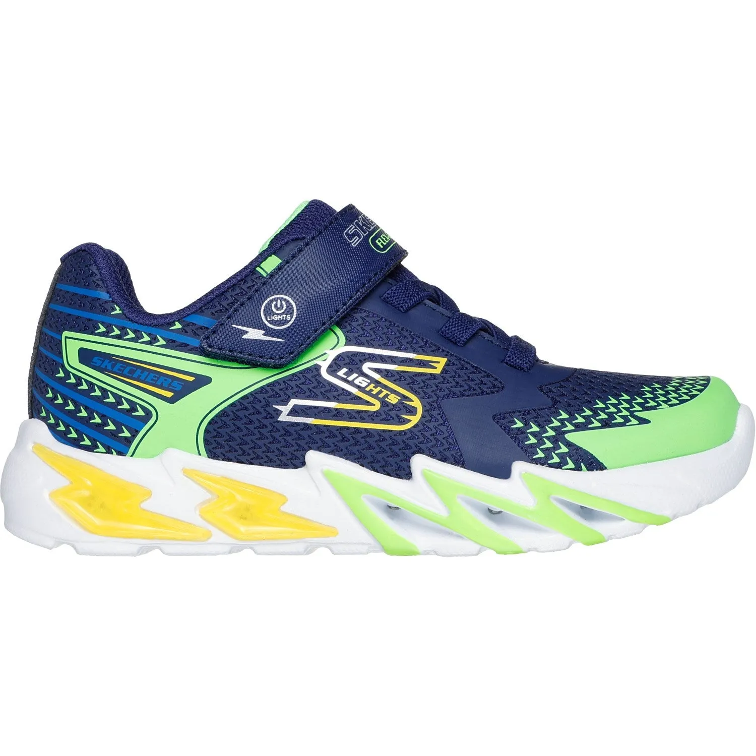 Soft Entry Hydrophobic Upper Material Skechers Flex-Glow Bolt Sneakers