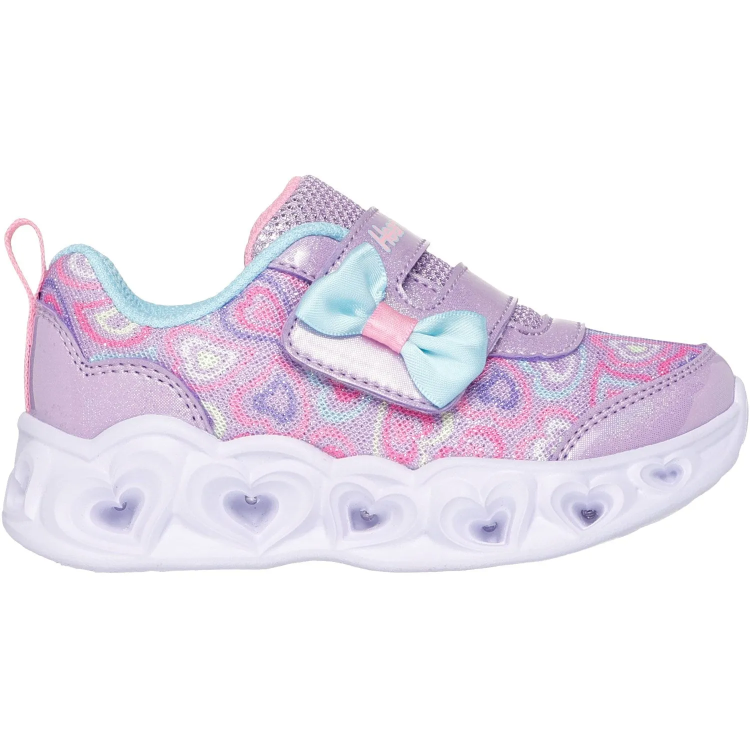 Seamless Motion Efficiency Vulcanized Construction Skechers Heart Lights - Boogie Love Sneakers