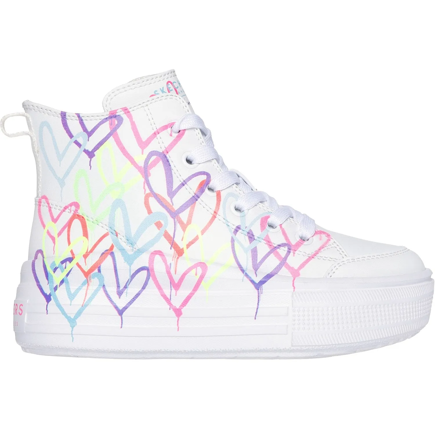 Streamlined materials Skechers Hyperlift - Love Daze Sneakers
