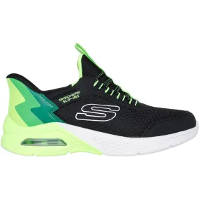 Skechers Microspec Max - Brisk-Stripe Sneakers Ventilation Panels