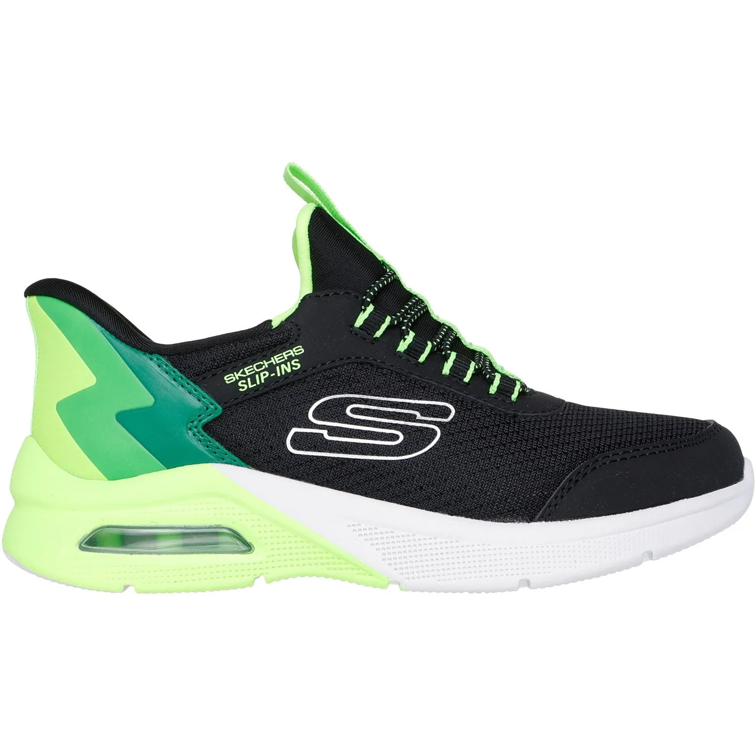 Skechers Microspec Max - Brisk-Stripe Sneakers Ventilation Panels