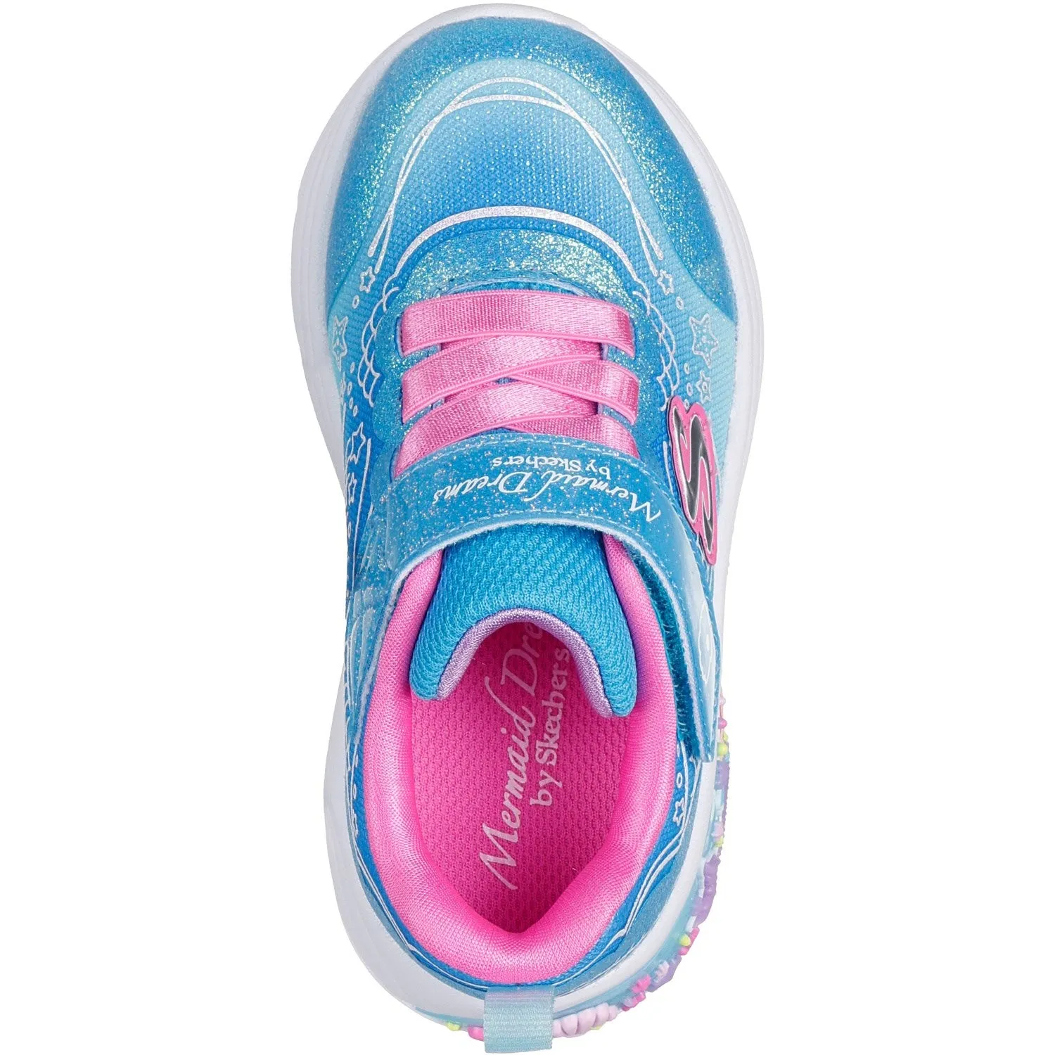 Orthopedic Footbed Technology Skechers My Dreamers - Lil Mermaid Sneakers