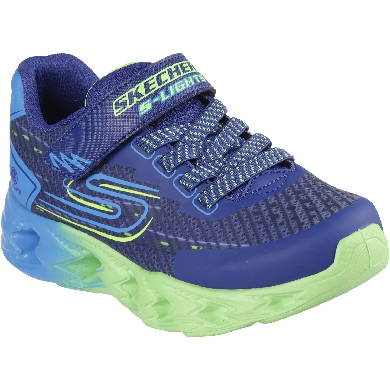 evening walk Everyday Support Skechers Navy S-Lights: Vortex 2.0 - Quantroid