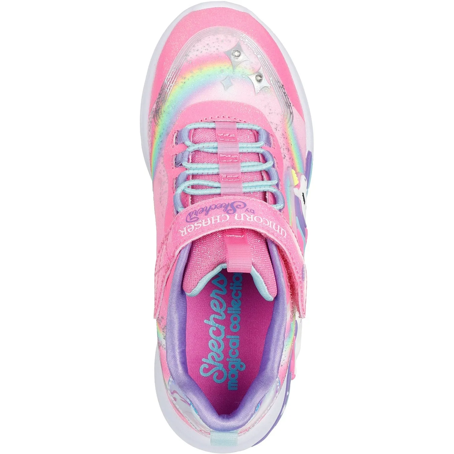 Skechers Pink Unicorn Chaser Indoor style High Rebound Formula