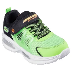 CushionedInsole Skechers Prismatrons Quarter Cage Sneakers Lime Black