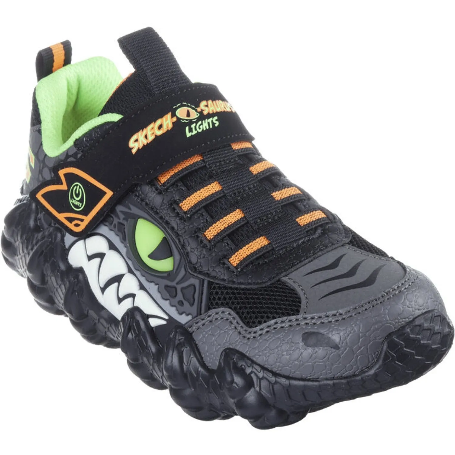 Skechers Skech-O-Saurus Lights-Rapid-D Sneakers Quick Dry Liner Durable Double Stitching