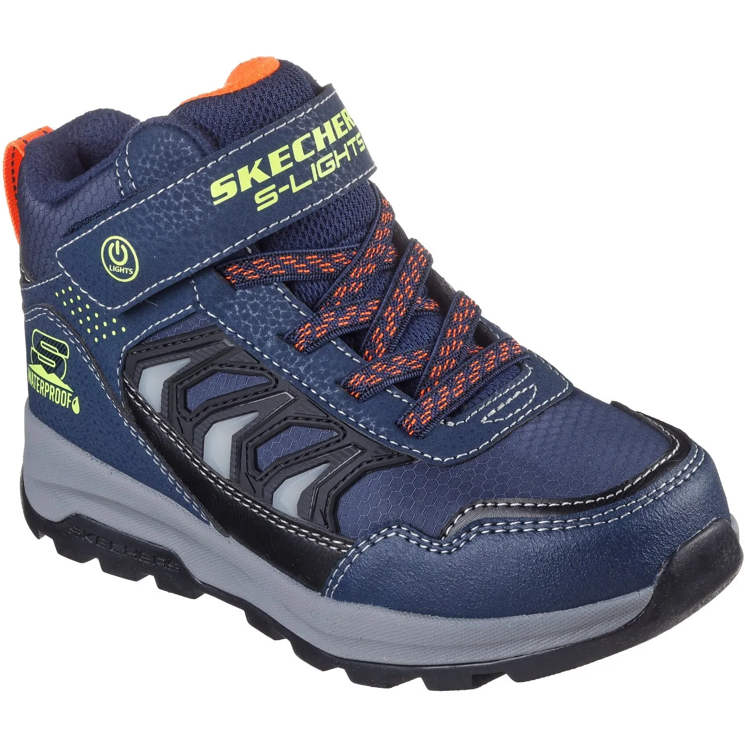 Heel To Toe Drop Toe Protection Skechers Storm Blazer - Glow Roam Sneakers