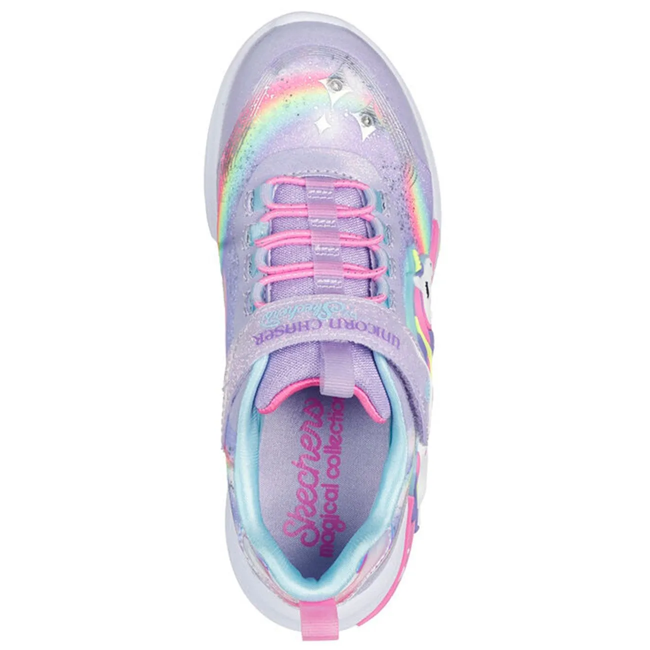 Minimalist Stitch Design Walking Sneakers Skechers Unicorn Chaser Sneakers