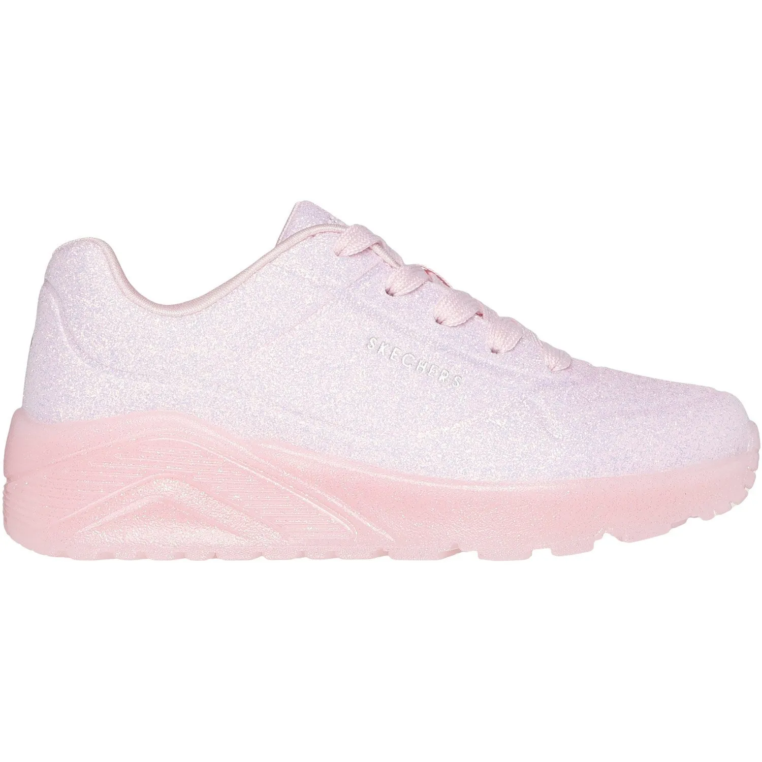 Skechers Uno Ice - Shine Pop Sneakers Heel Lock Technology Padded Ankle