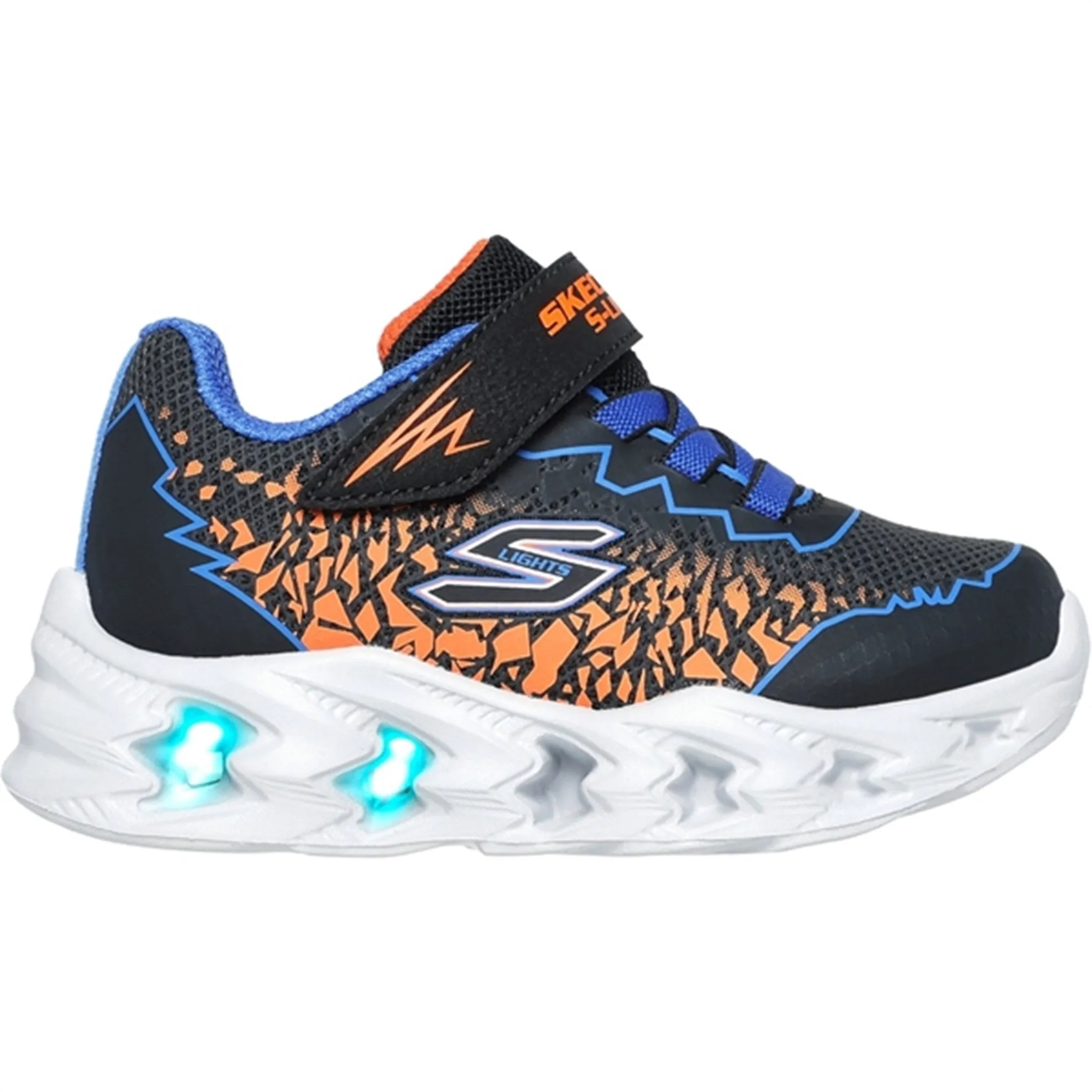 Skechers Vortex 2.0 Sneakers Black Orange workout shoes Speed Performance