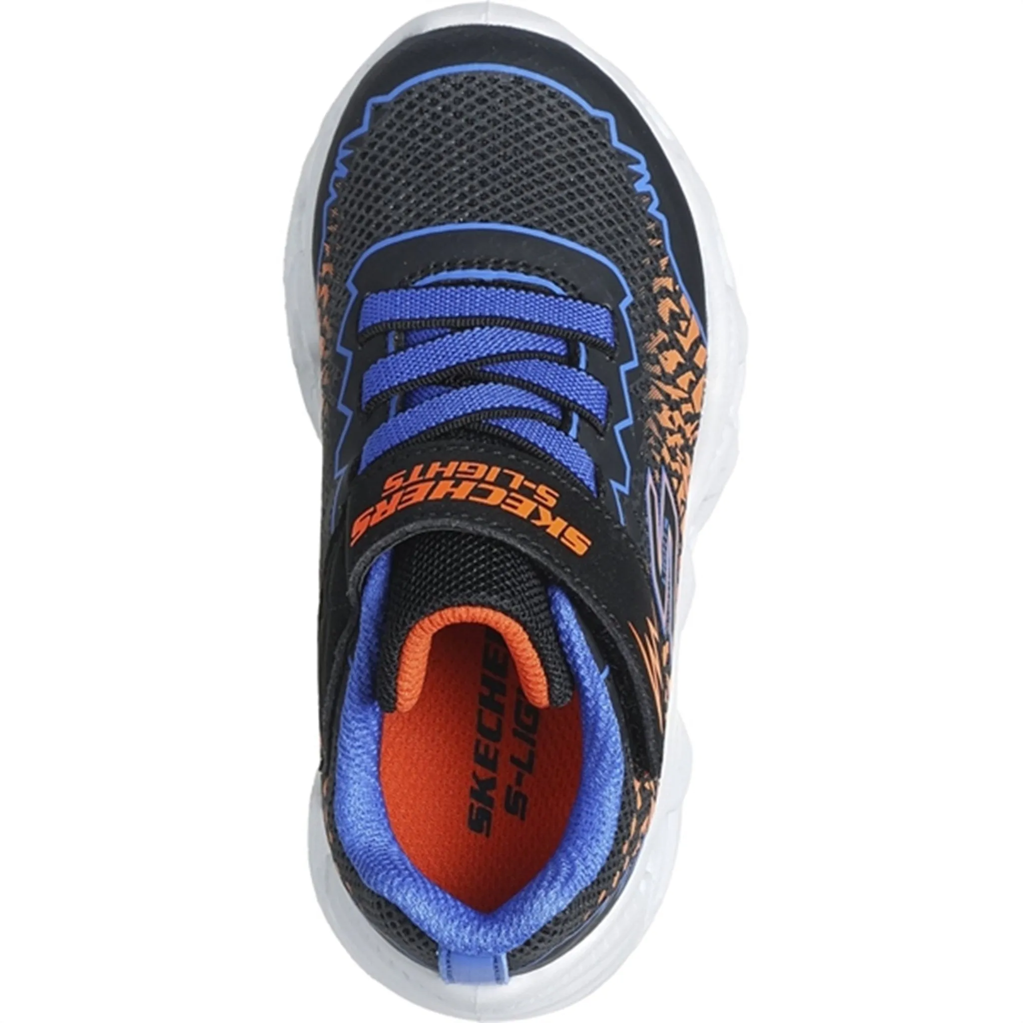 Ergonomic Insole Skechers Vortex 2.0 Sneakers Black Orange