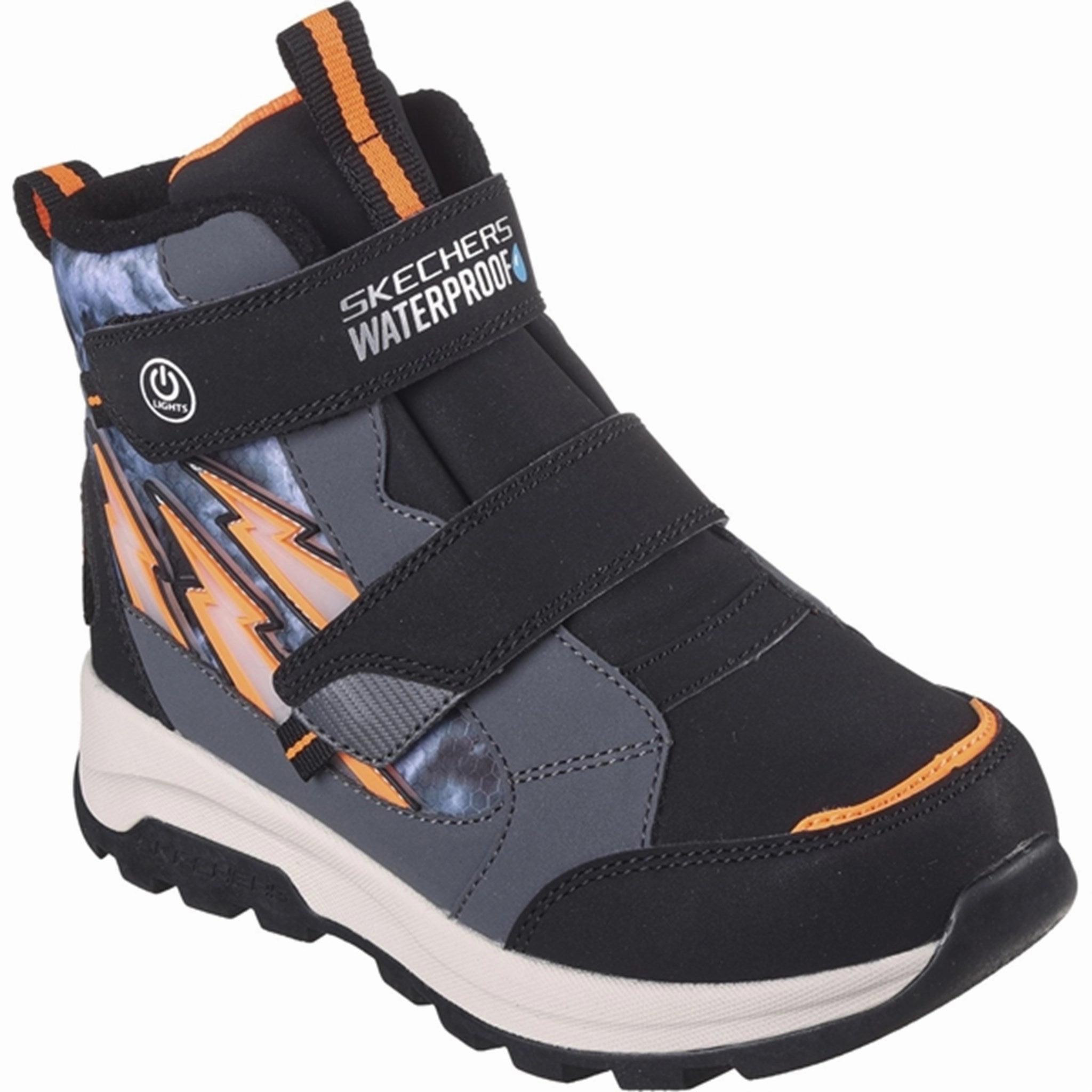 Winter Ready Active Wear Skechers Boys Storm Blazer Waterproof Boots Charcoal Black