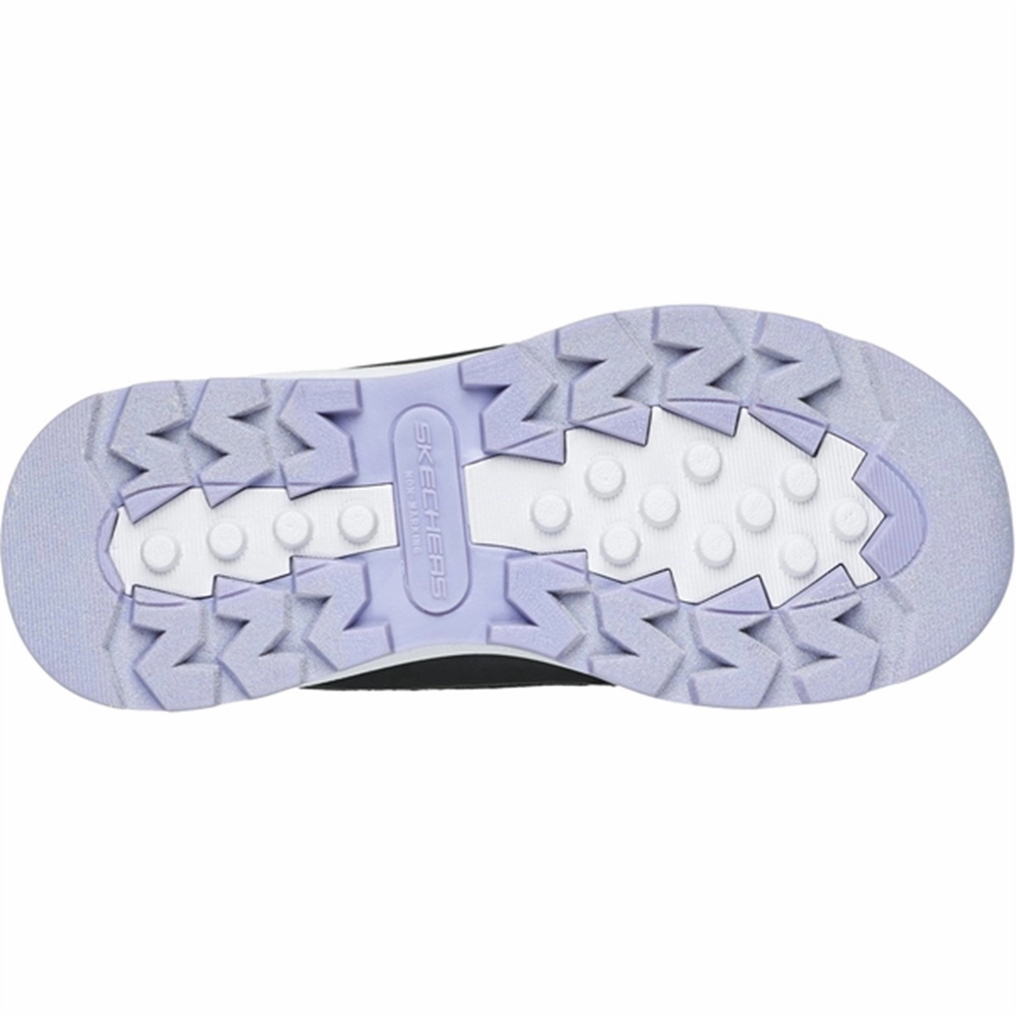 Skechers Girls Storm Blazer Waterproof Boots Black Lavender Seamless Comfort Work Commute Minimalist