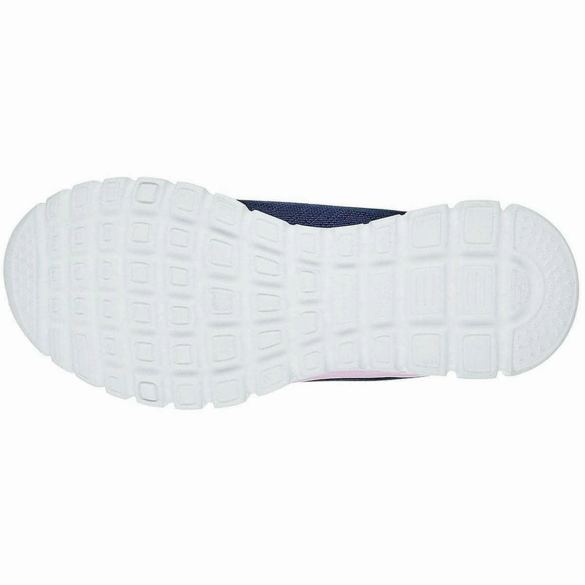 Compression Molded Midsoles Anti Slip Groove Pattern Skechers Graceful Womens Training Shoes - Navy