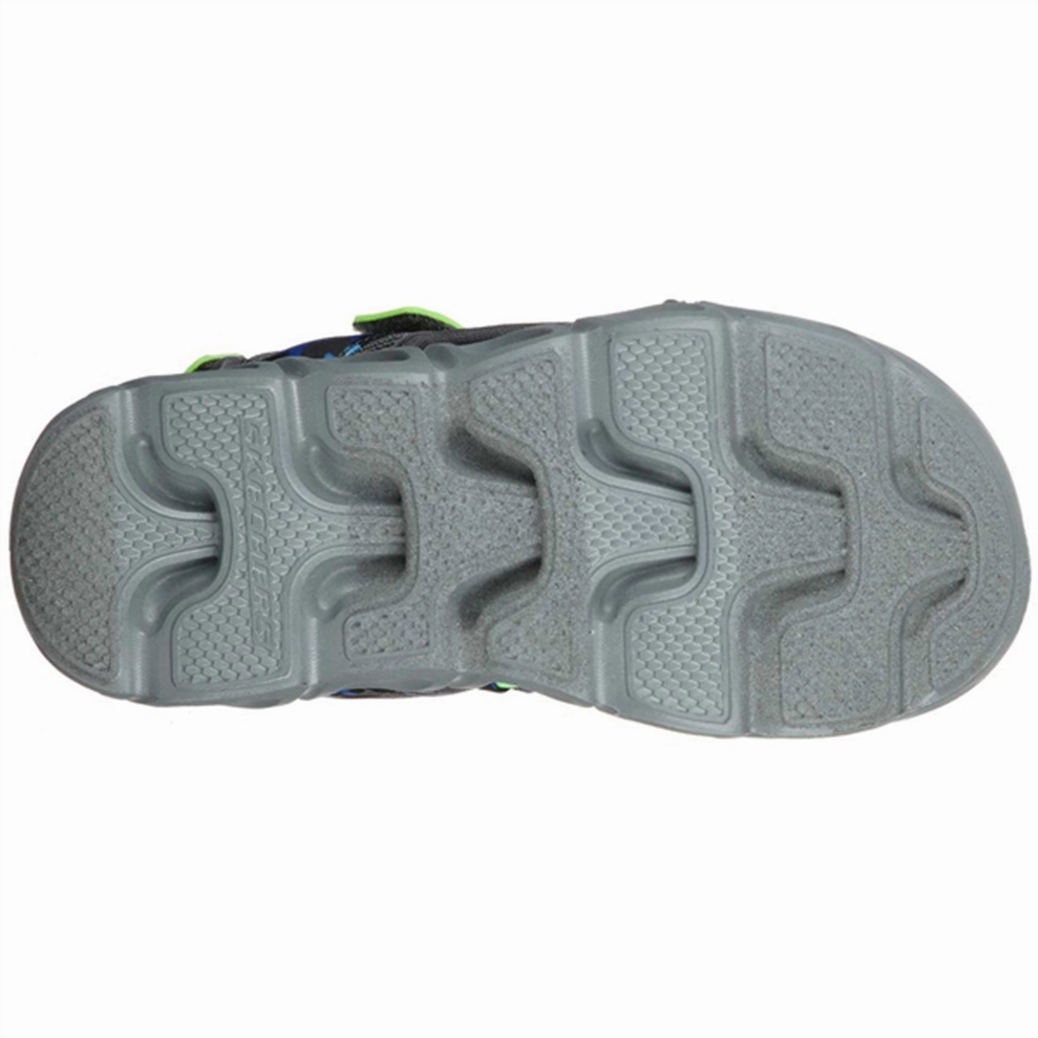 Beach Style Sturdy Skechers S-Lights Hypno Splash Sandal Blue/Lime