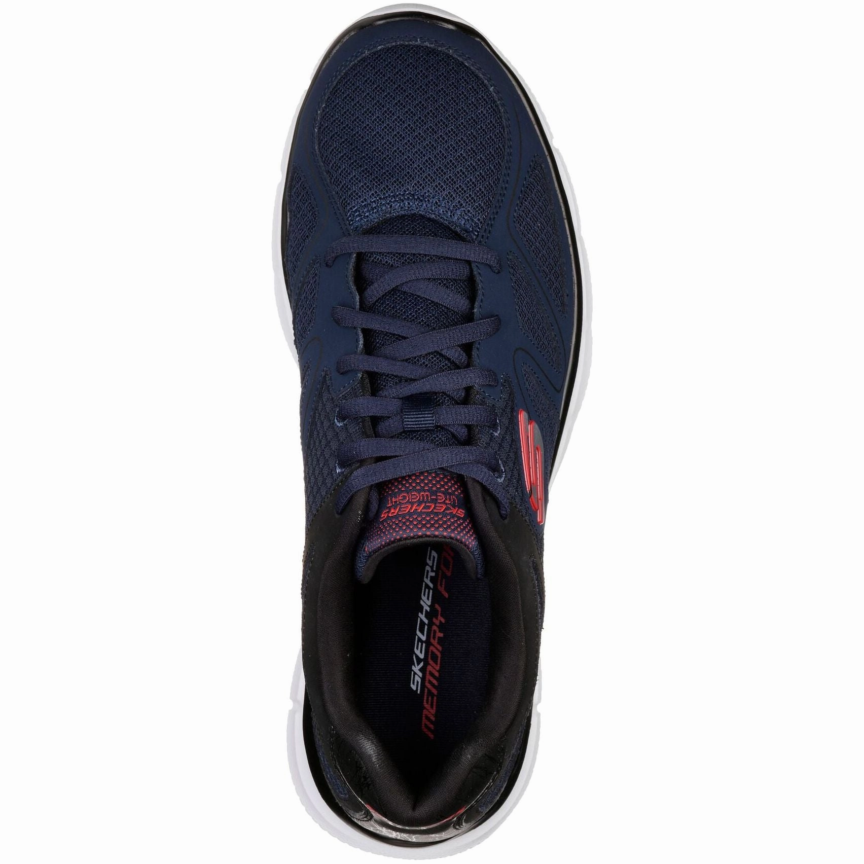 Balanced Arch Skechers Satisfaction Flash Point Mens Training Shoes - Navy