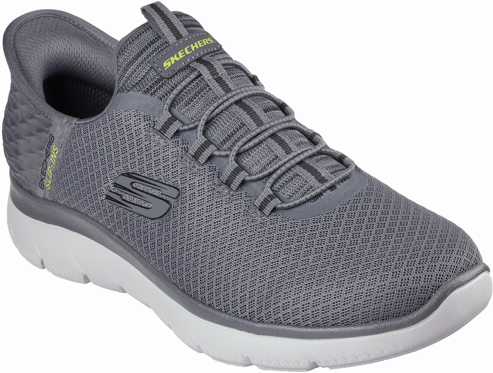 Lightness Comfortable Inner Lining Skechers Summits High Range Mens Training Shoes - Grey