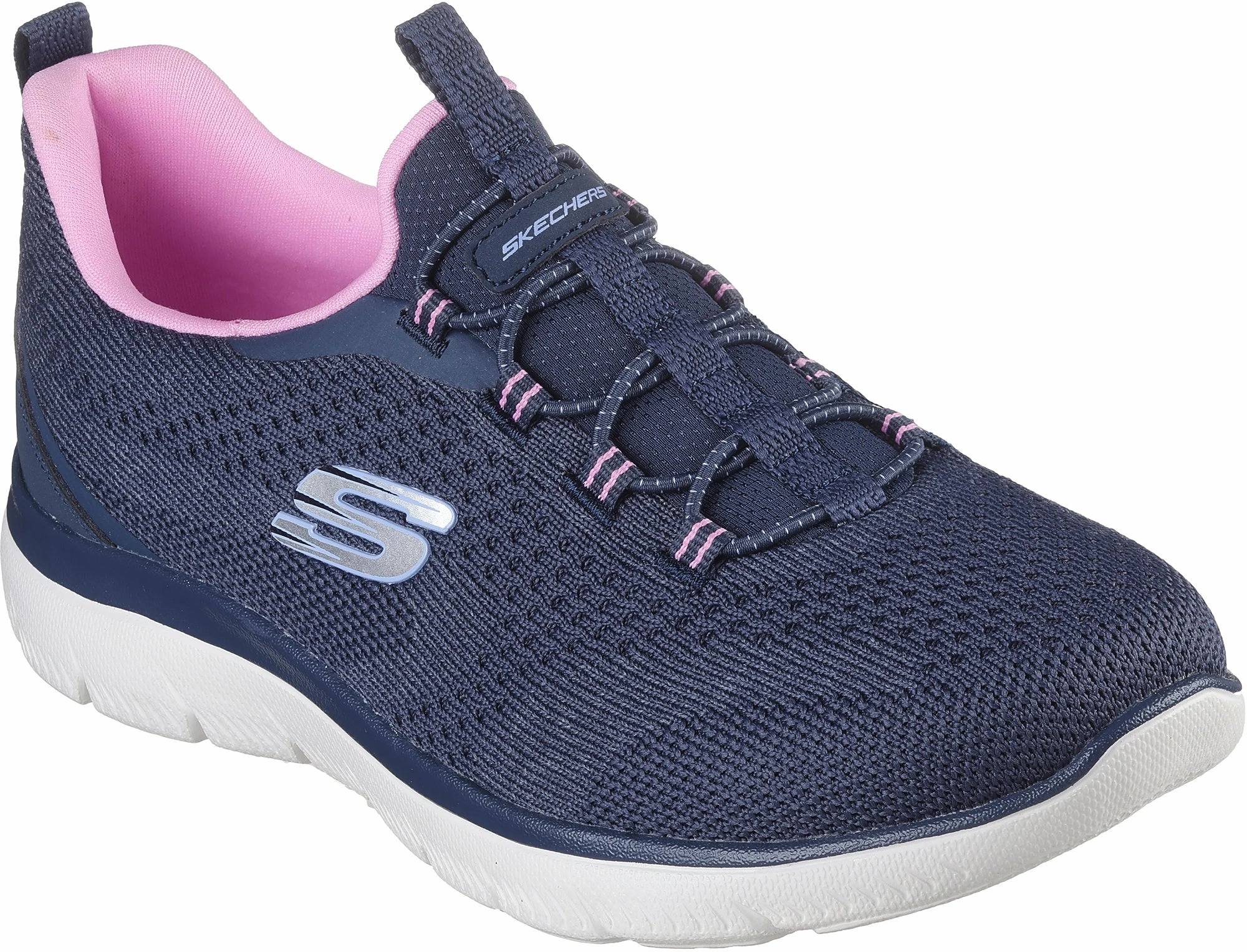 Responsive Movement Weather Friendly Skechers Summits New Nature Womens Training Shoes - Blue