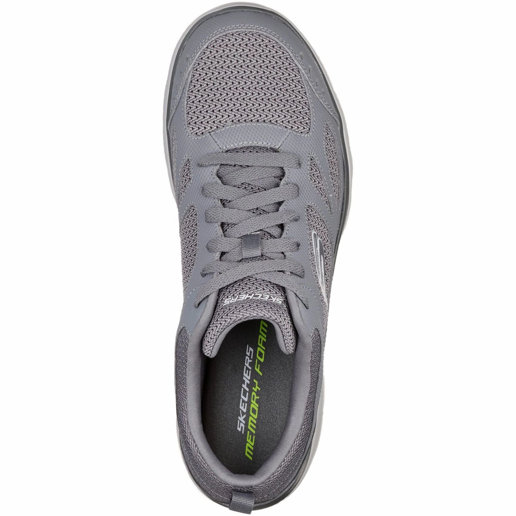 Skechers Summits South Rim Mens Training Shoes - Grey Gel Cushioning Stable Landing