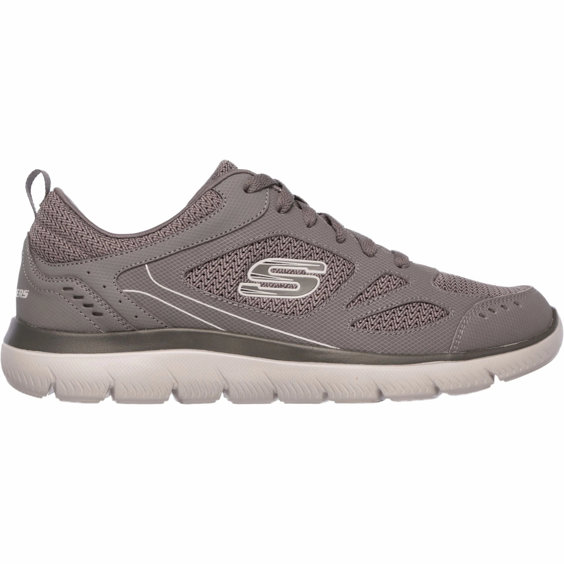 Skechers Summits South Rim Mens Training Shoes - Grey Low Bounce Iconic Piece