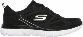 Skechers Summits Suited Womens Training Shoes - Black All Day Comfort