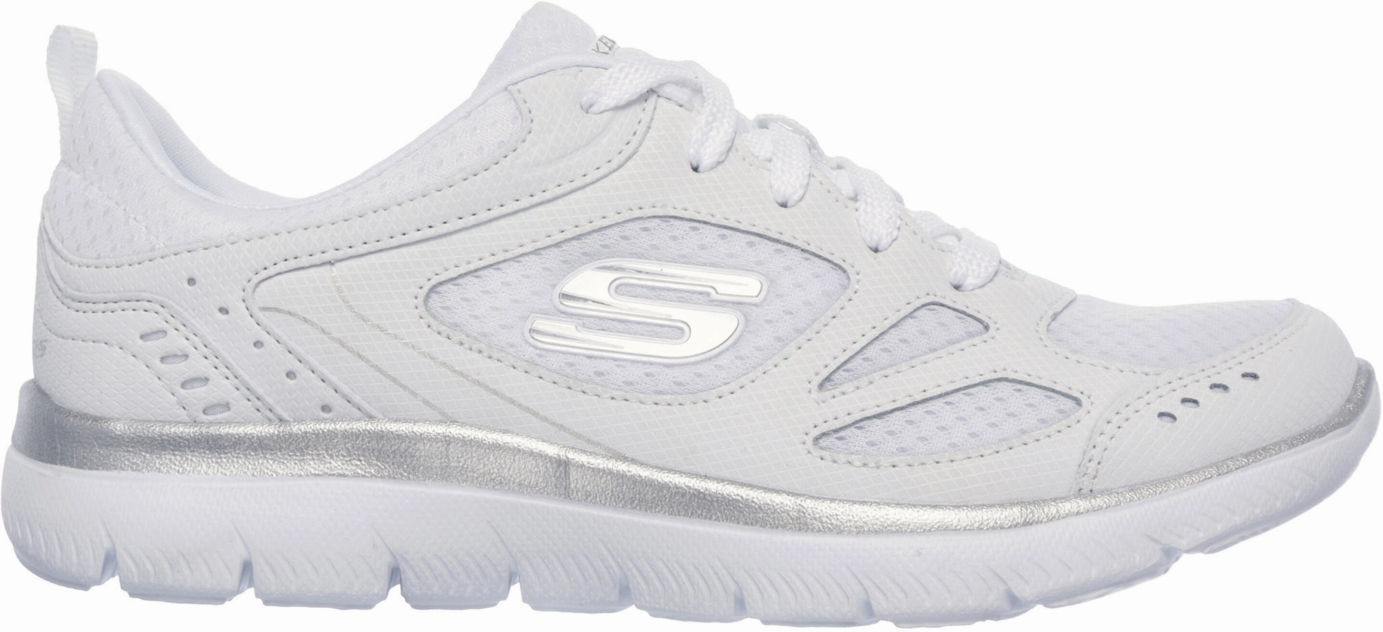 Exclusive Design Skechers Summits Suited Womens Training Shoes - White
