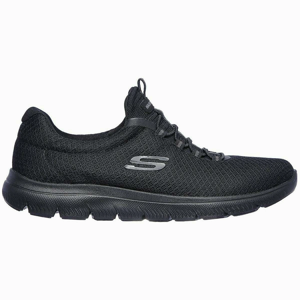 Thermoforming Technology Thermal Insulation Skechers Summits Womens Training Shoes - Black